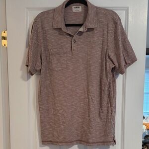 Linksoul Maroon Heathered Polo Shirt